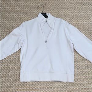 Ralph Lauren quarter zip white pullover